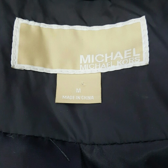 Michael Michael Kors women gray winter hoodie full zipper coat jacket size M - Picture 6 of 8